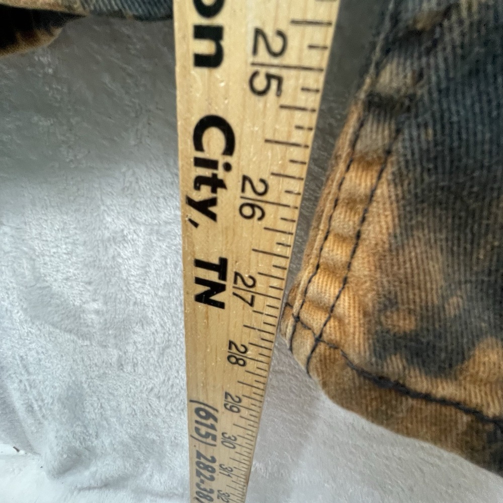 Levis Men 513 Black Jeans 28/30 Custom Bleached See photos of Actual Measurement - Picture 11 of 14